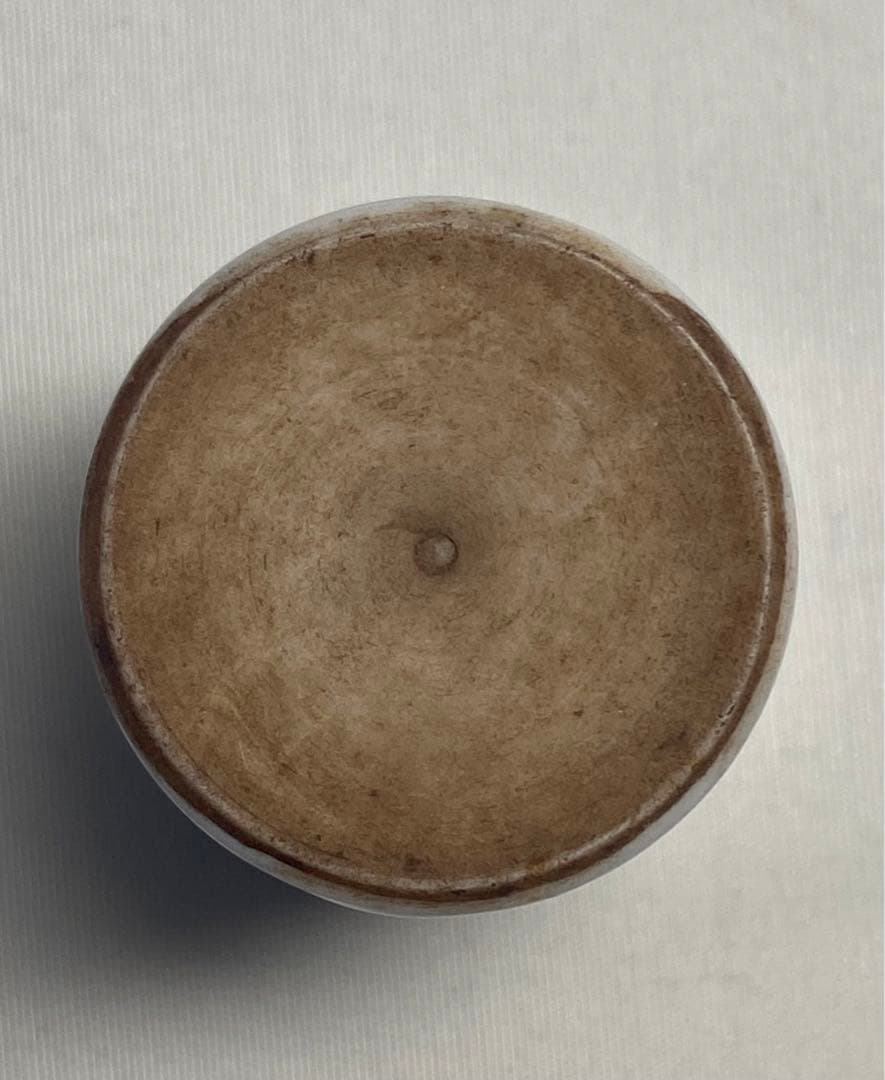 江戸　染付　鶴紋茶杓入　古染　茶道具　送料込み1007