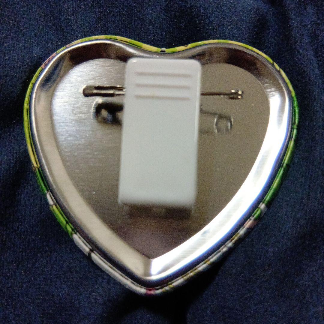 レア プリパラ ハート型 缶バッジ ファルル クリップ