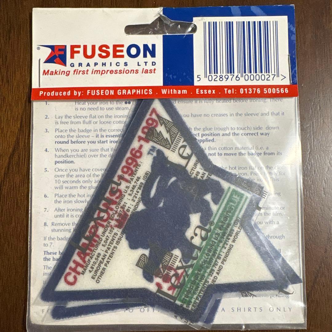 1996-97 プレミアリーグ チャンピオンバッジ マンチェスターユナイテッド用