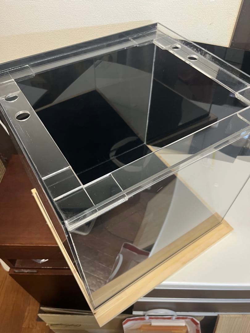 【引取限定】45センチアクリル水槽 45cmと上部フィルター 水中ポンプ付き