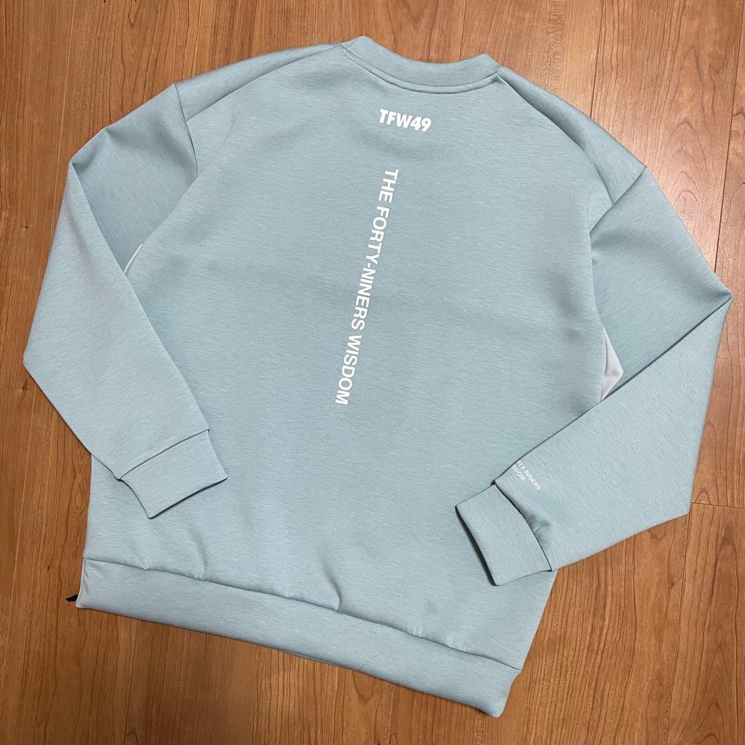 TFW49 プルオーバー スウェット　M グレー　グリーン　ミント