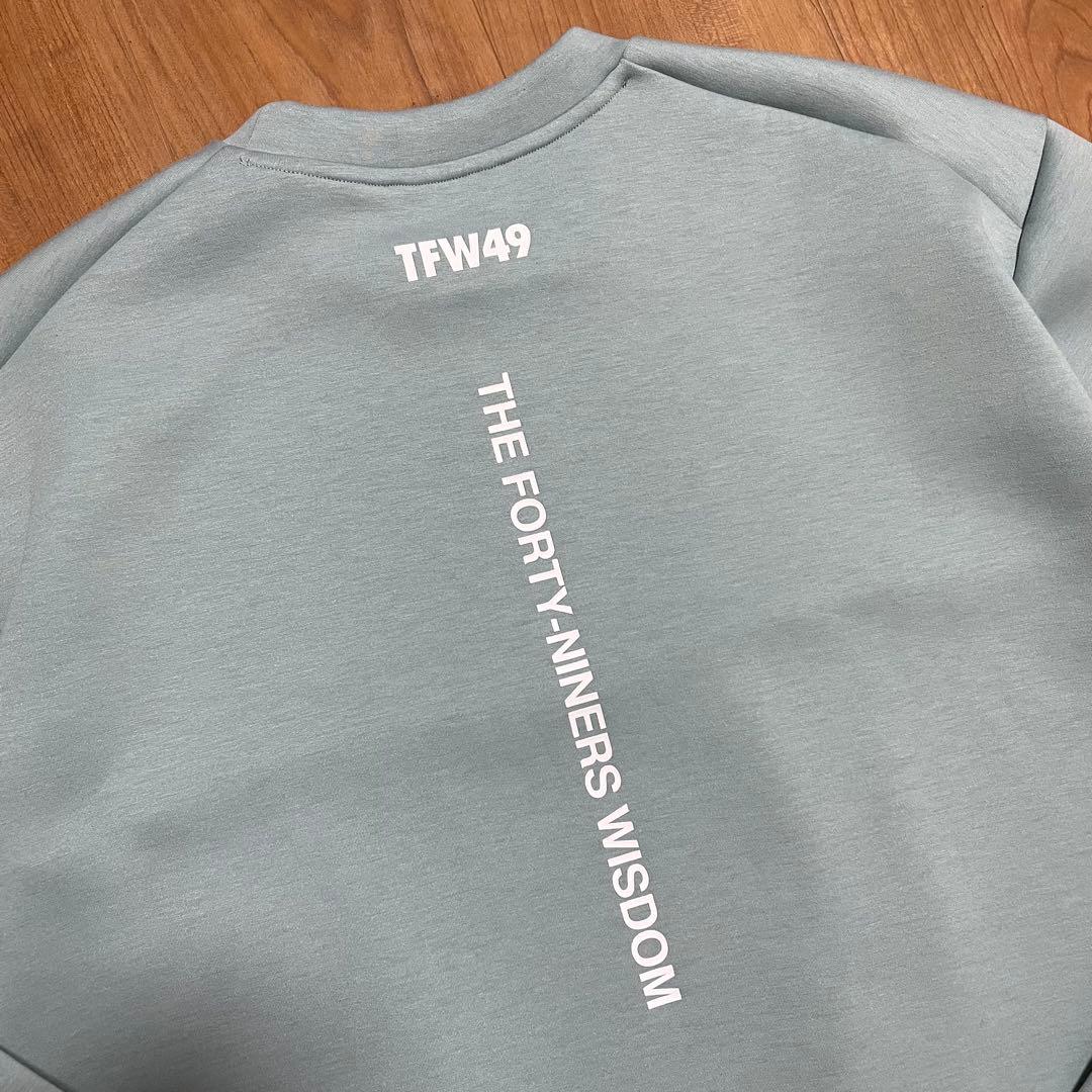 TFW49 プルオーバー スウェット　M グレー　グリーン　ミント