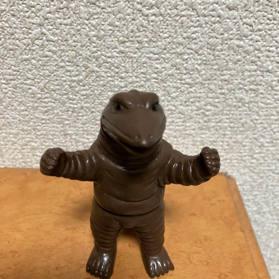 【希少】テレスドン ソフビ フィギュア 円谷プロ 茶色