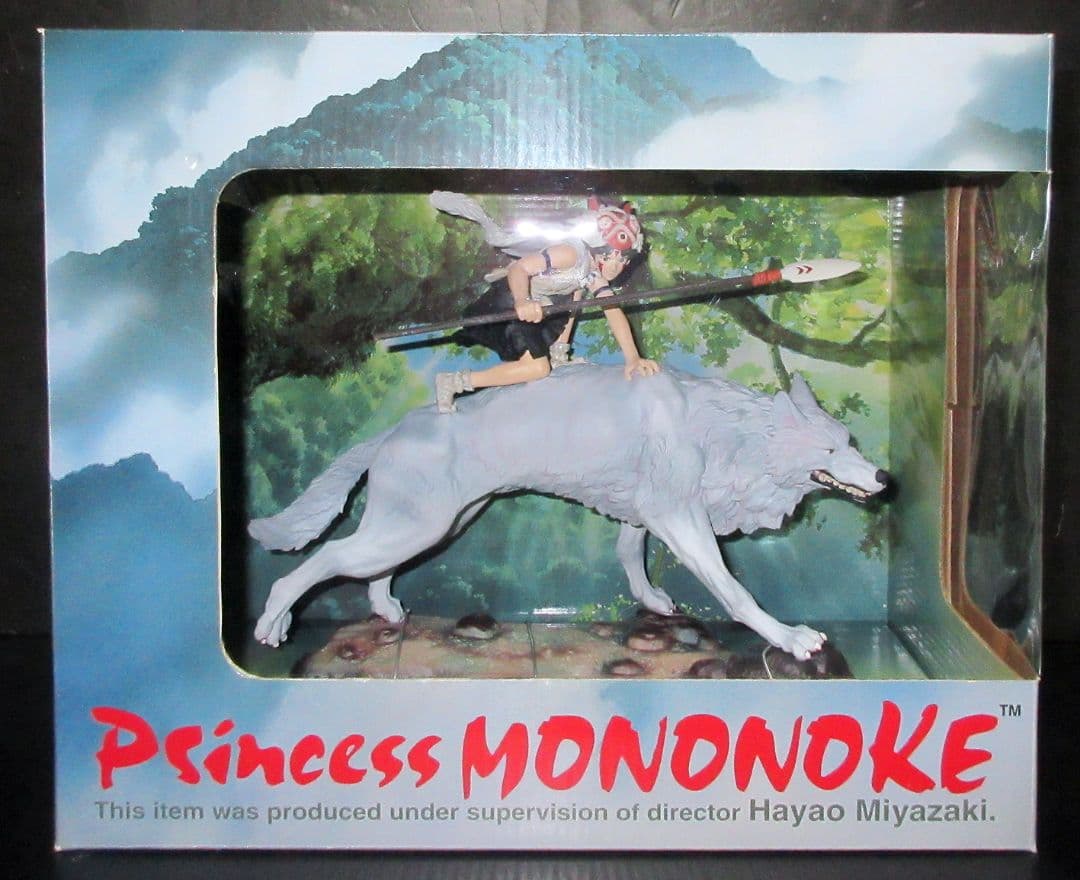 スタジオジブリ「もののけ姫　サンと犬神」フィギュア 未開封品／コミニカ、宮崎駿