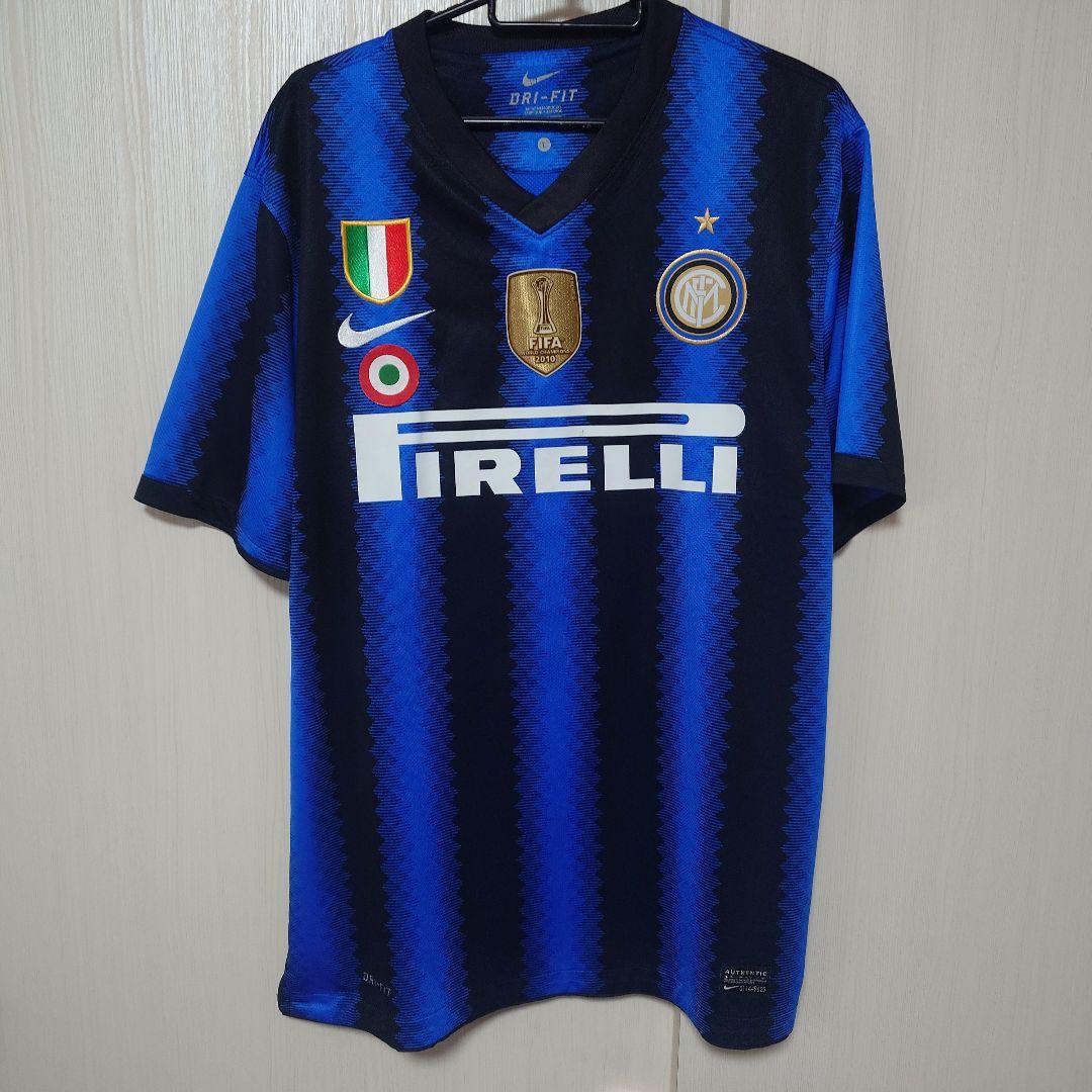 NIKE インテル 10/11ユニ 長友佑都 Lサイズ