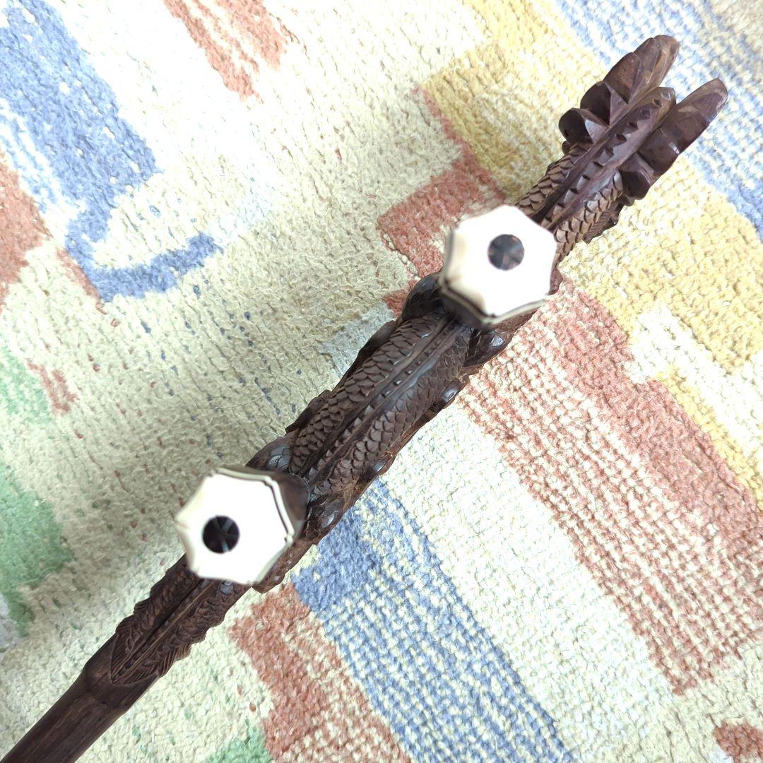 胡涵柔製作 最上級明清老紅木 龍彫刻 11