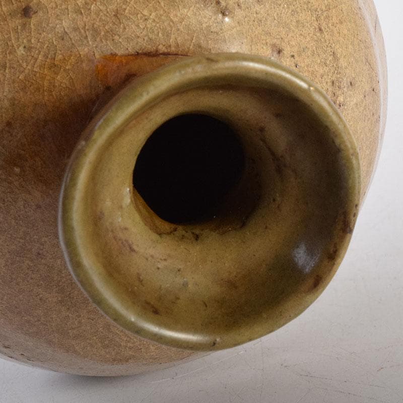 朝鮮美術　李朝　高麗青磁　徳利　M　R7868