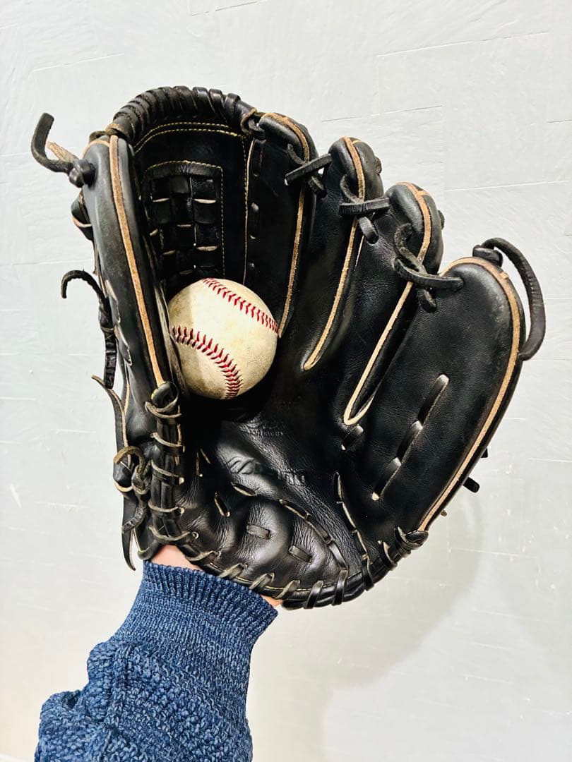 ミズノプロ MIZUNO Pro 最高級 極美品 硬式 投手用 旧ロゴ 廃盤レア