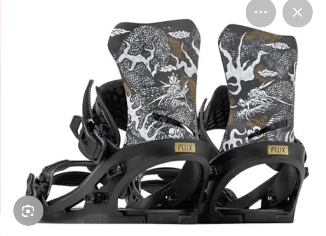 かず★FLUX スノーボードビンディング ブラック