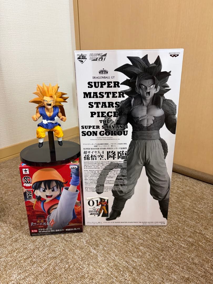 ドラゴンボールsmsp孫悟空スーパーサイヤ人4フィギュアA賞 01まとめ売り