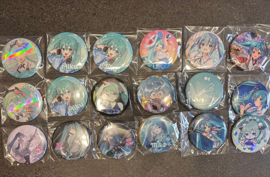 初音ミク 缶バッジ グッズ まとめ売り