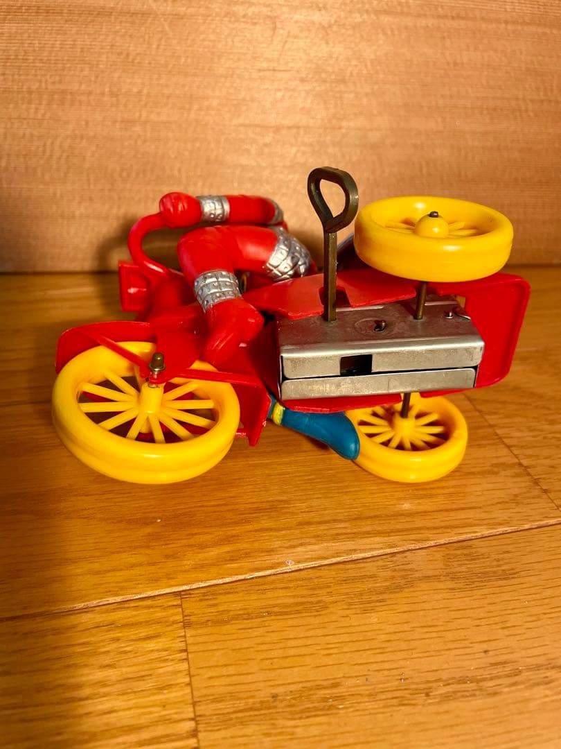 キカイダー三輪車ソフビ‼️三輪車希少‼️ブリキ屋❗️