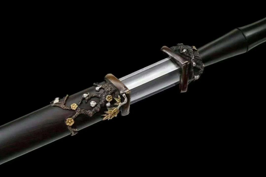 【乾坤君子剣】古兵器 刀装具 日本刀　模造刀 居合刀 武士道 鑑賞用 美術刀