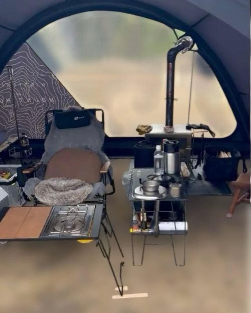 アウトドアチェア お買得2脚 WAQリクライニングとアルペン　スーパーローチェア