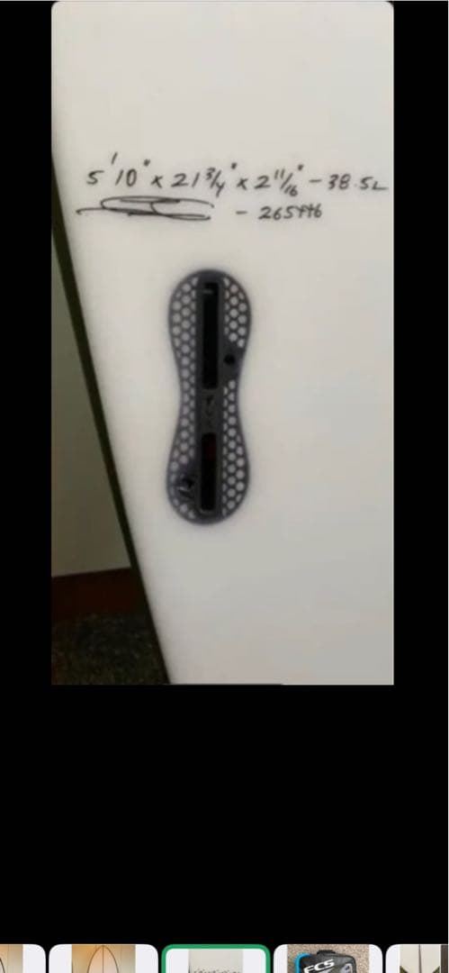 美品］JSサーフボードレッドバロン（PE） 5\"10