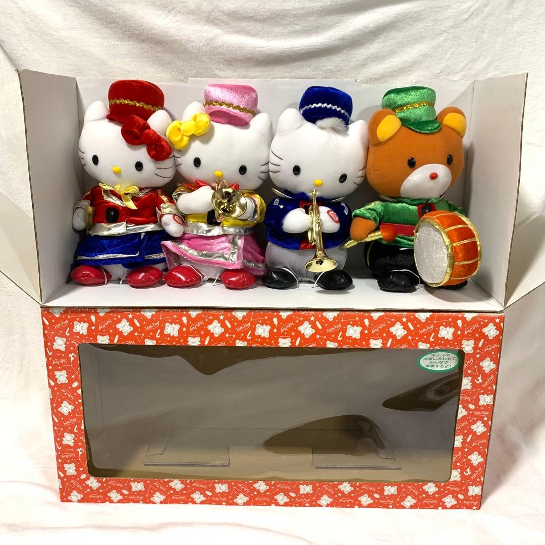 【動作確認済　2002年製】サンリオ　ハローキティマーチングドール4Pセット