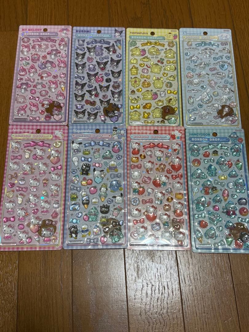 ボンボンドロップシール サンリオ8種