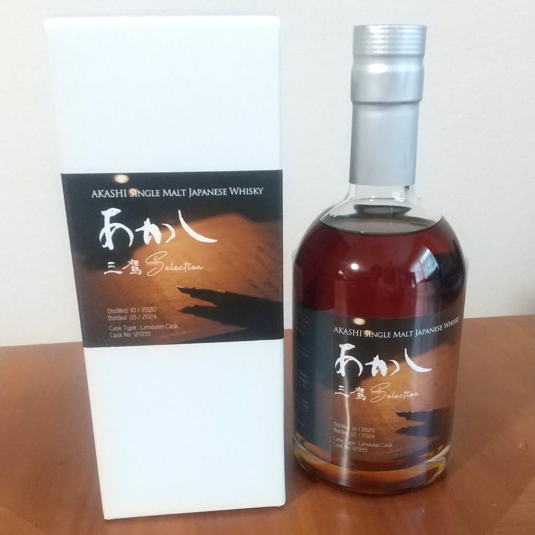 あかし 三鷹セレクション　シングルモルト ジャパニーズ ウィスキー500ml