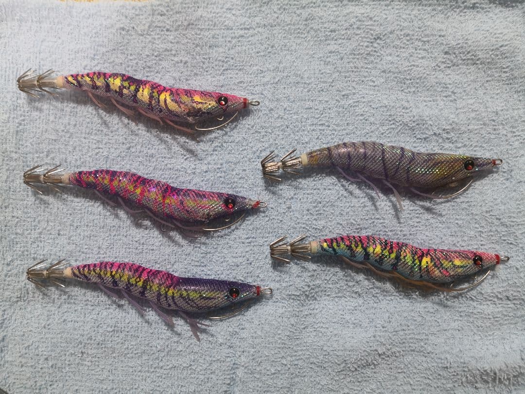 エギング DUEL パタパタ エギ 3.5号 19個セット ケース付き