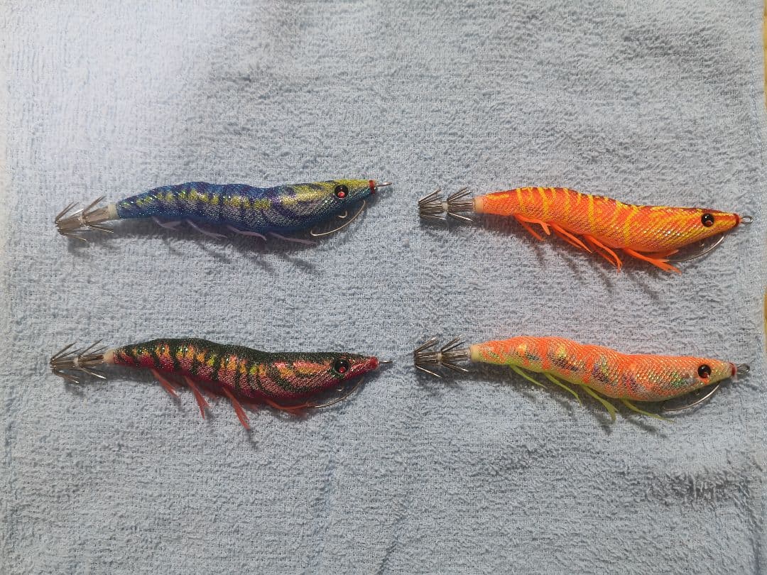 エギング DUEL パタパタ エギ 3.5号 19個セット ケース付き