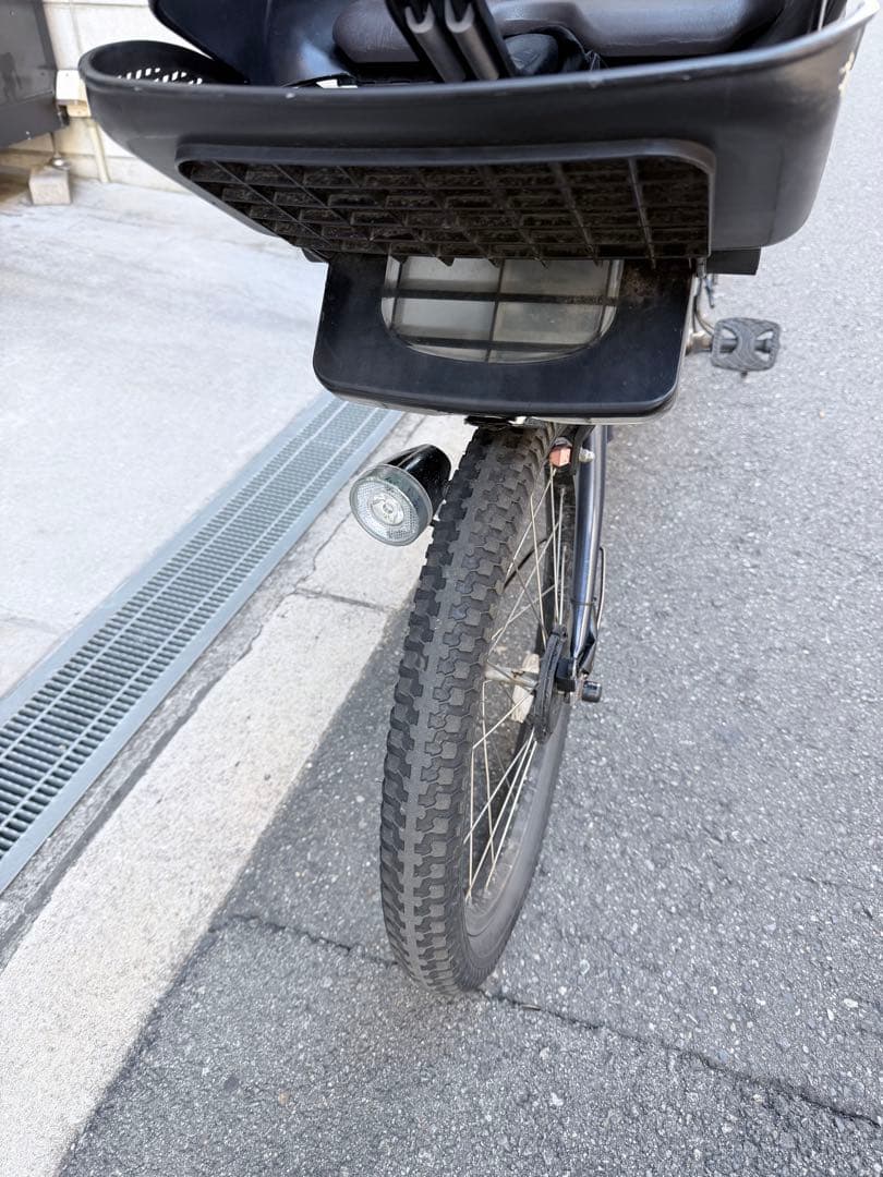 大阪府　子供乗せ　ヤマハ　電動アシスト自転車 チャイルドシート付き