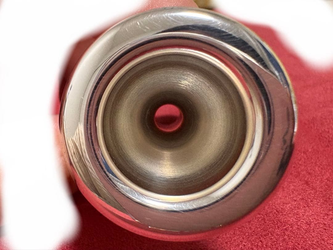 K&G 3D テナーホーン/アルトホルン マウスピース 銀メッキ 箱あり