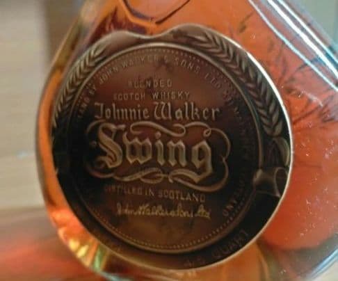 1970年代流通 ジョニーウォーカー 特級ブラック(下3行ラベル)＆スウィング