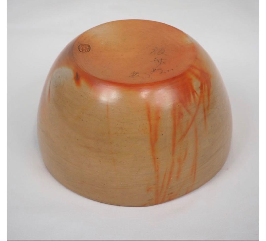 送料無料 江戸時代　豊楽焼　3代豊助作　菓子鉢　共箱　本物保証　★珍品★