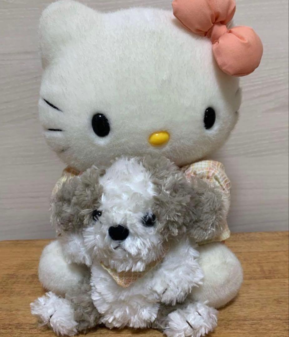 ご当地キティ　シーズー　犬とお散歩ぬいぐるみ　タグ付　希少