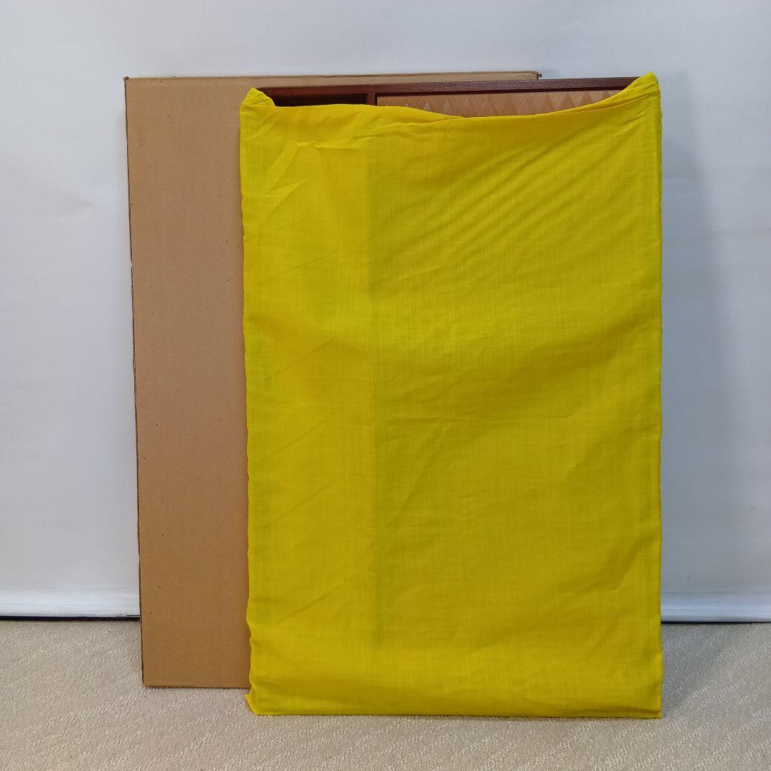 【美品】風炉先屏風　網代貼　両面　桑材　風炉　屏風