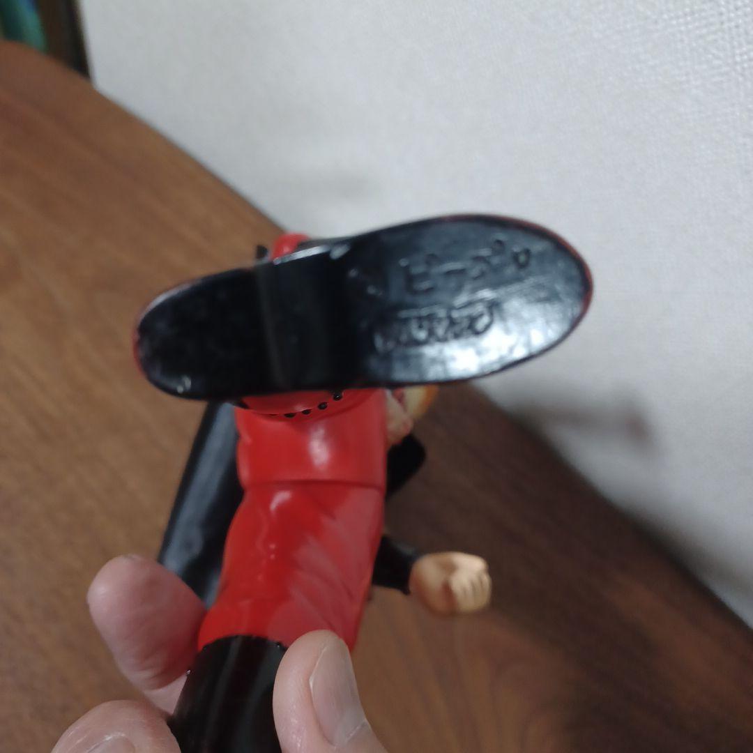 当時物　ブルマァク製「怪傑ライオン丸」黒マント付き希少ソフビフィギュア