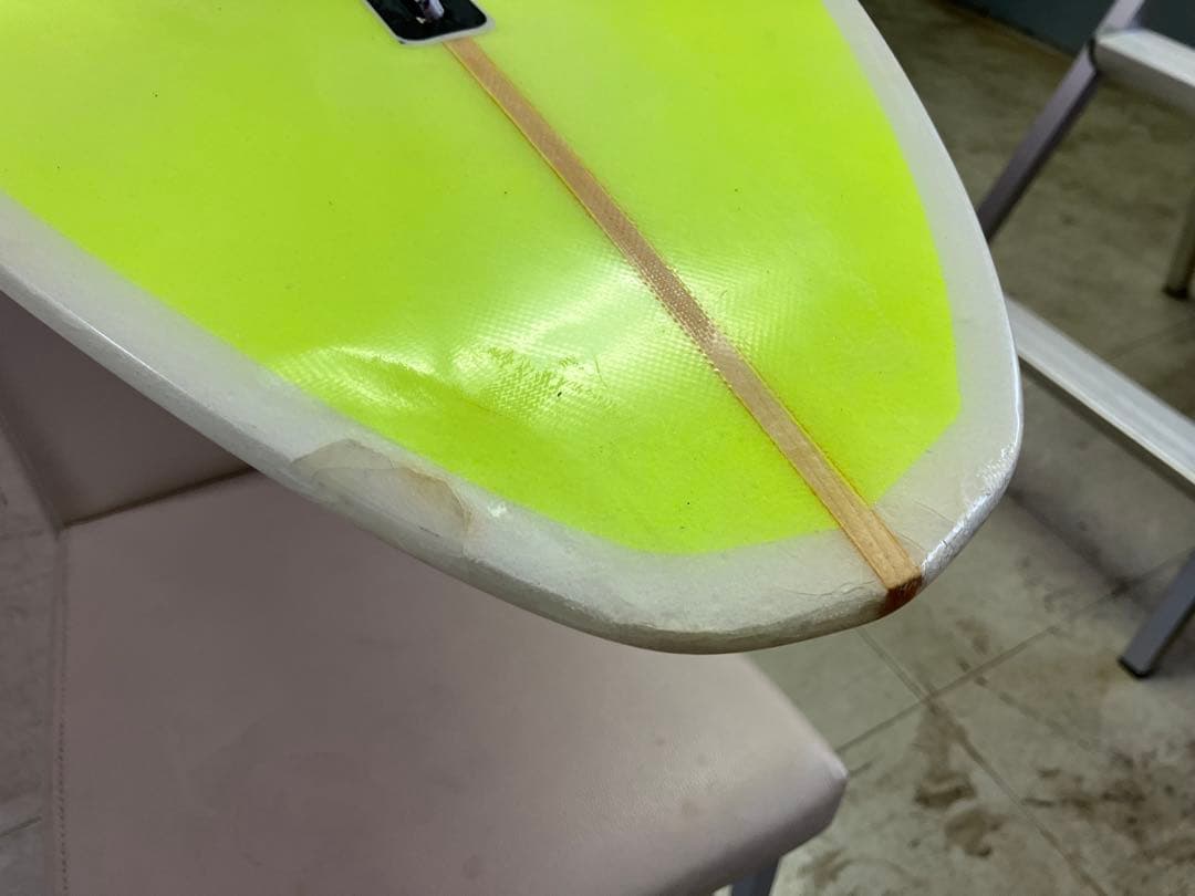 岡山手渡しロングボード　懐かしいパフォーマンス系9ft サーフィン　海遊び