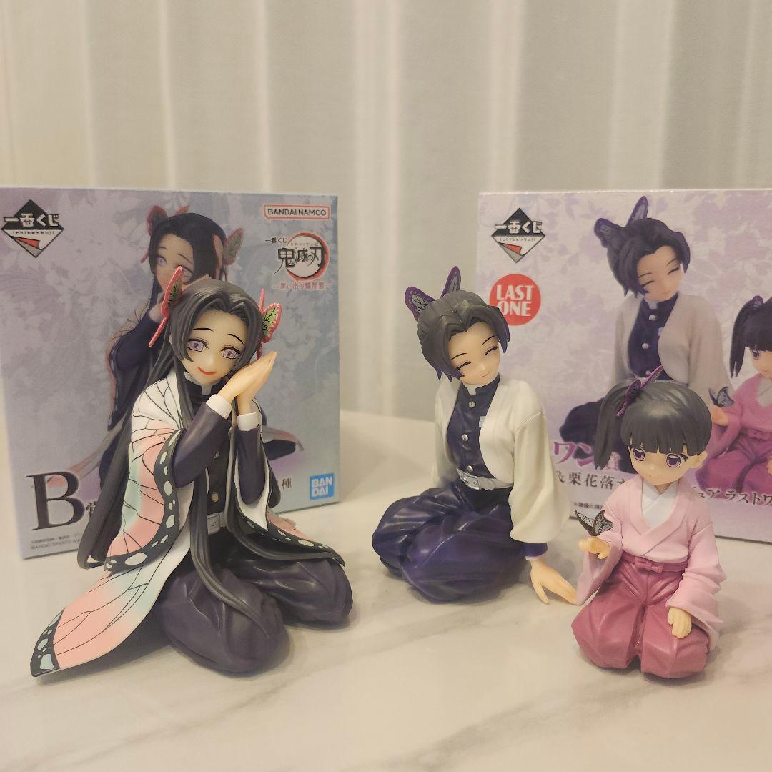 【鬼滅の刃】一番くじB賞 胡蝶カナエ、ラストワン 胡蝶しのぶ&栗花落カナヲ