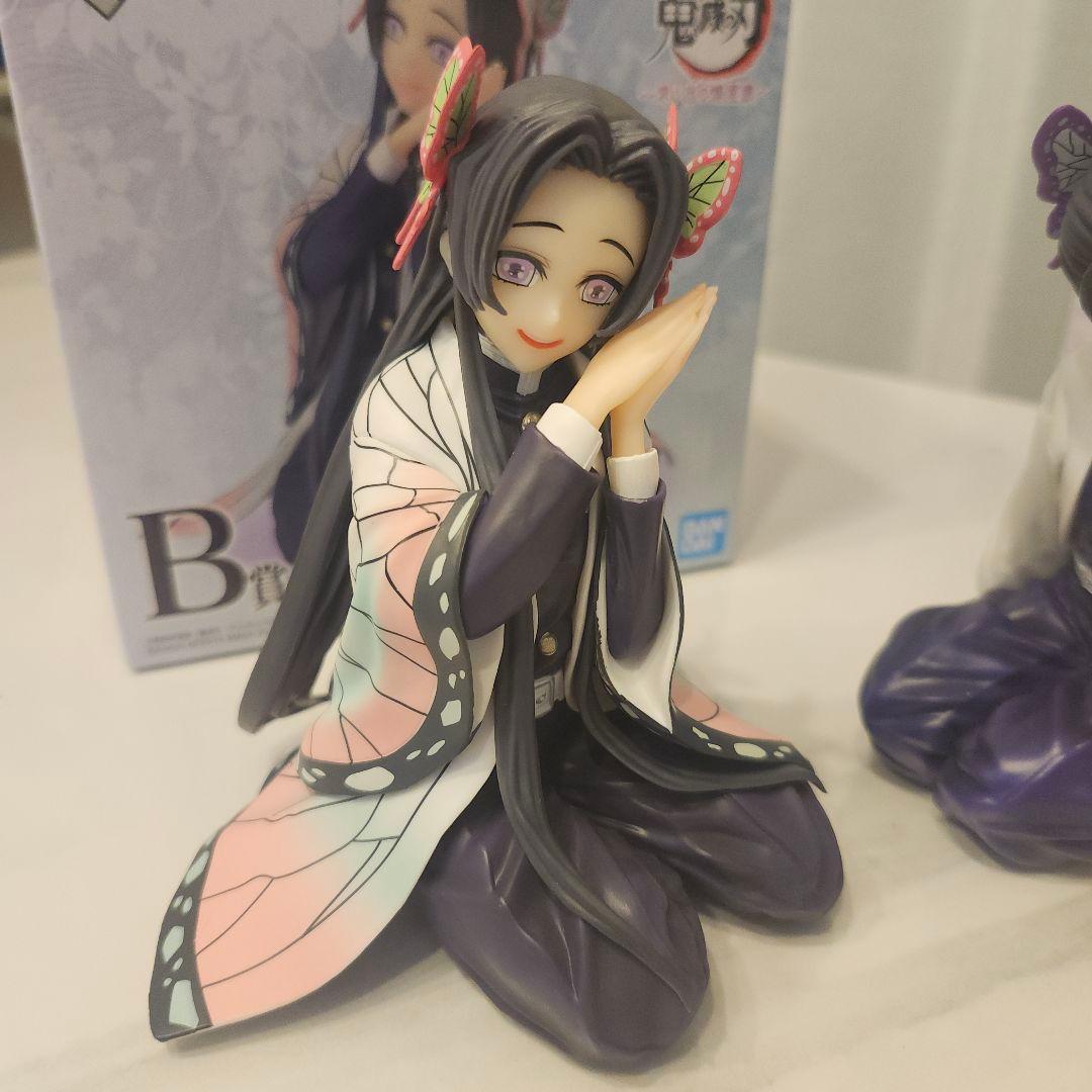 【鬼滅の刃】一番くじB賞 胡蝶カナエ、ラストワン 胡蝶しのぶ&栗花落カナヲ