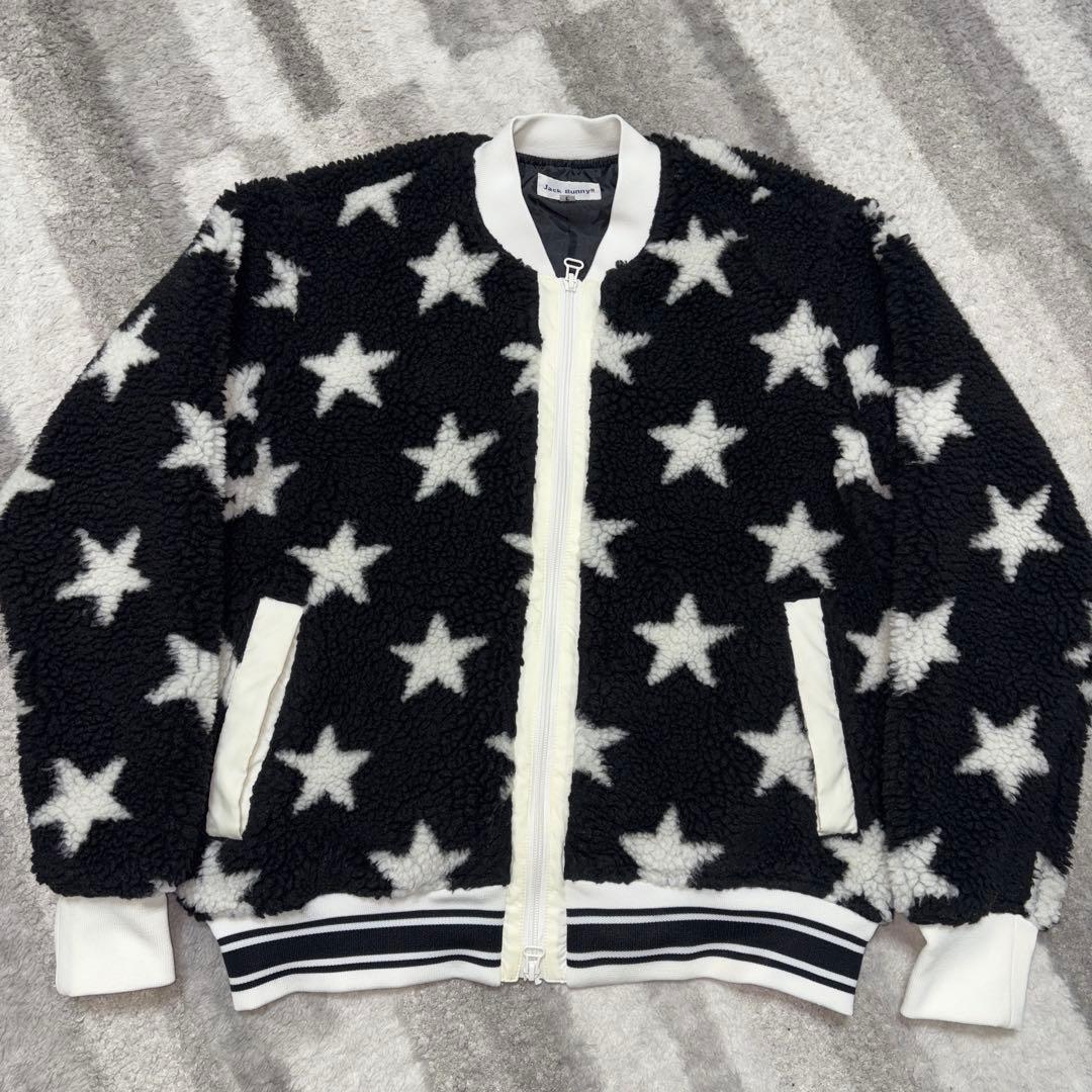 ジャックバニー　ボアジャケット　1（Ｍ)レディースゴルフウェア　ゴルフジャケット