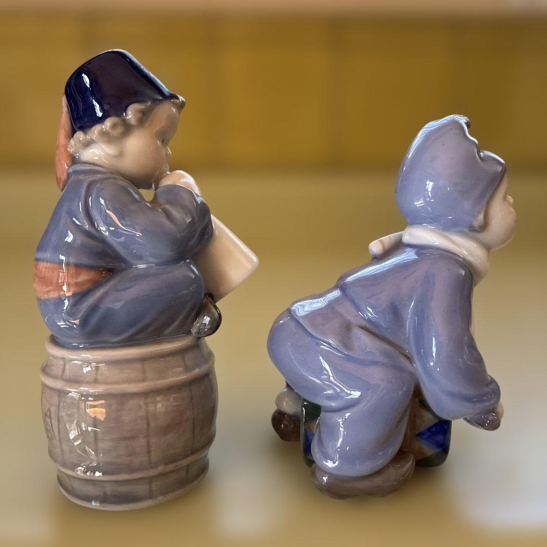 ロイヤルコペンハーゲン フィギュリン2体 アンティーク