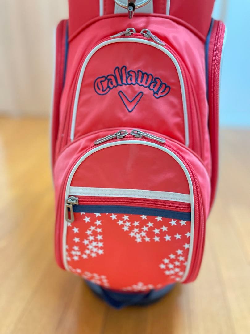Callaway 赤 星柄 ゴルフバッグ