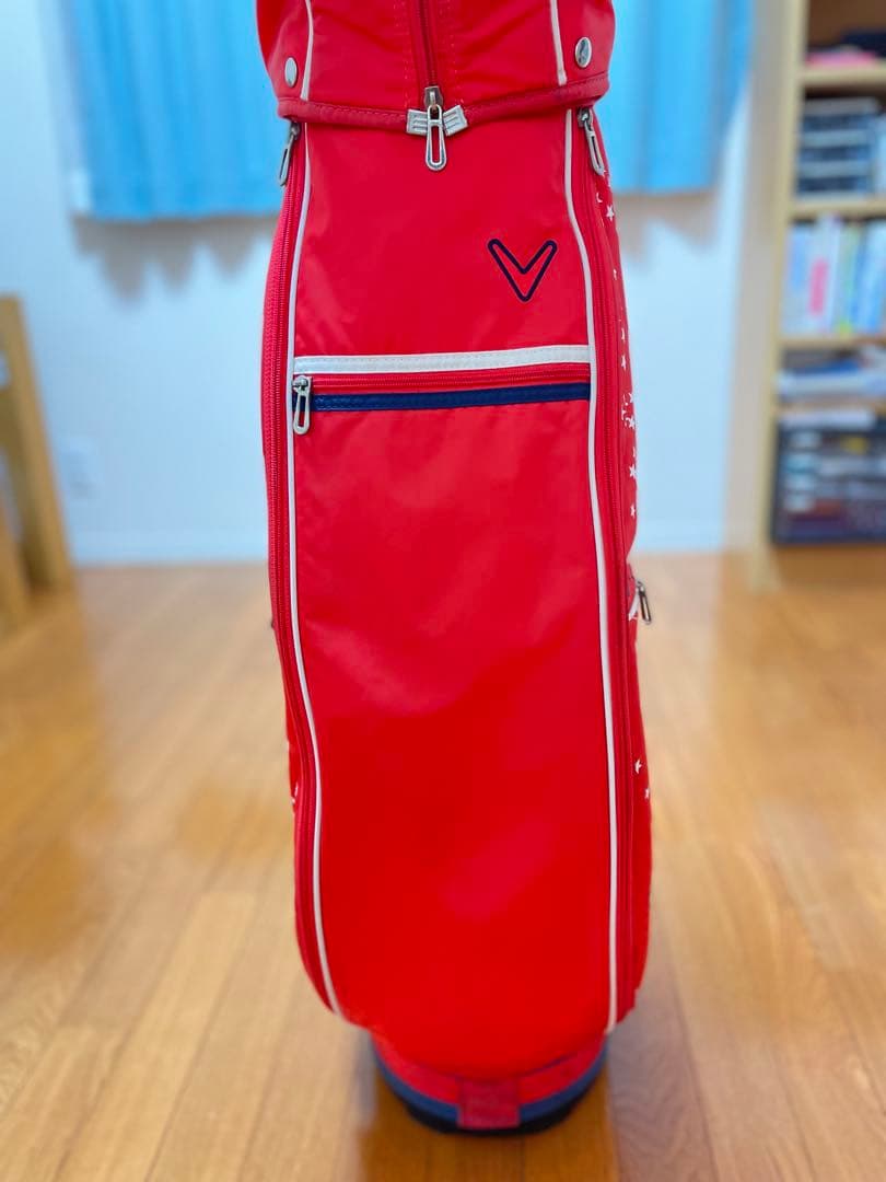 Callaway 赤 星柄 ゴルフバッグ