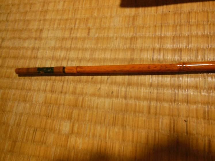 紋竹の小節竿掛