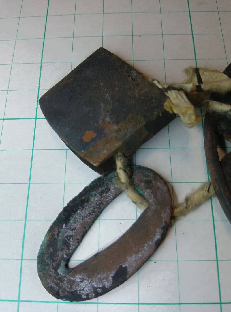 鍔　鉄鍔　切羽　はばき　アンティーク　骨董　金工　古美術　つば