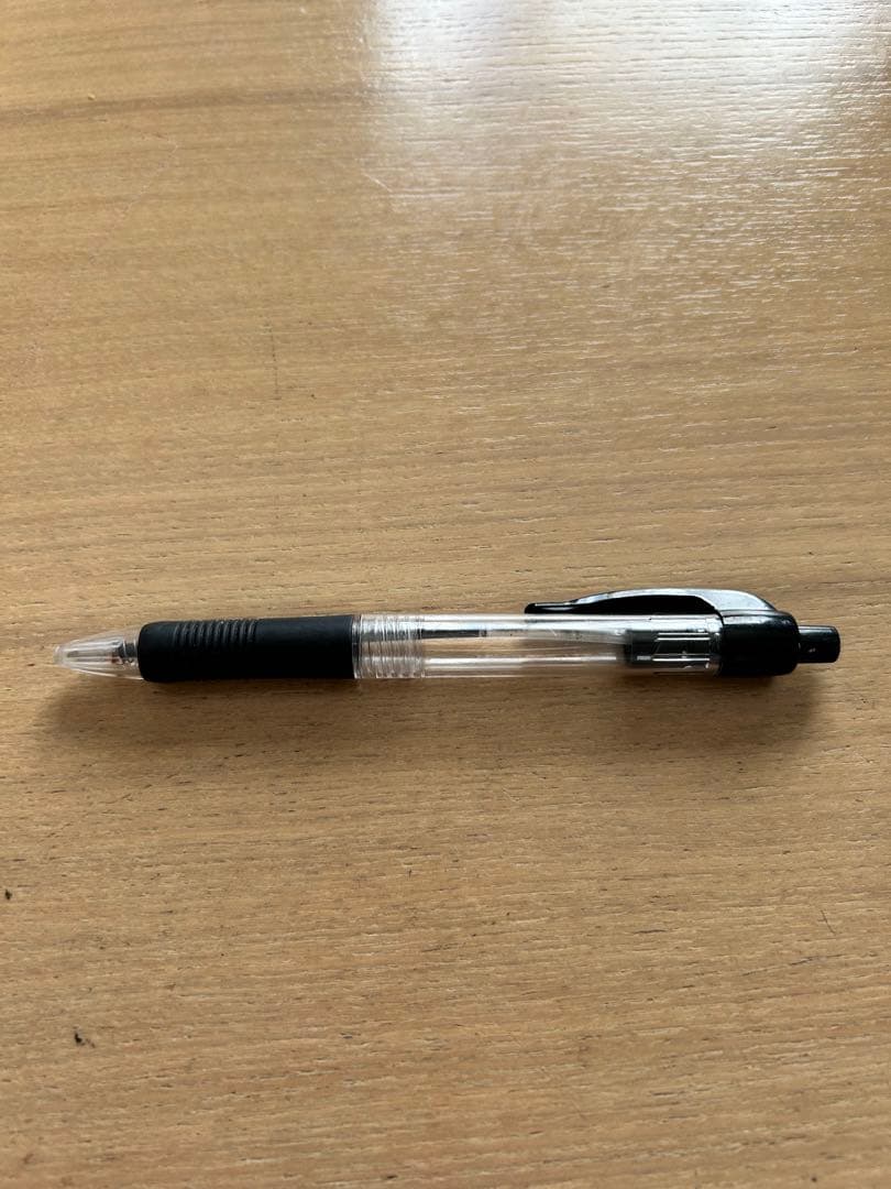 ボールペン 透明/黒