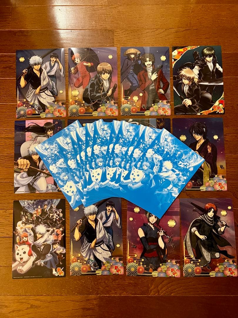 銀魂 まとめ売り クリアプレート クリアカード 未使用 坂田銀時 桂小太郎