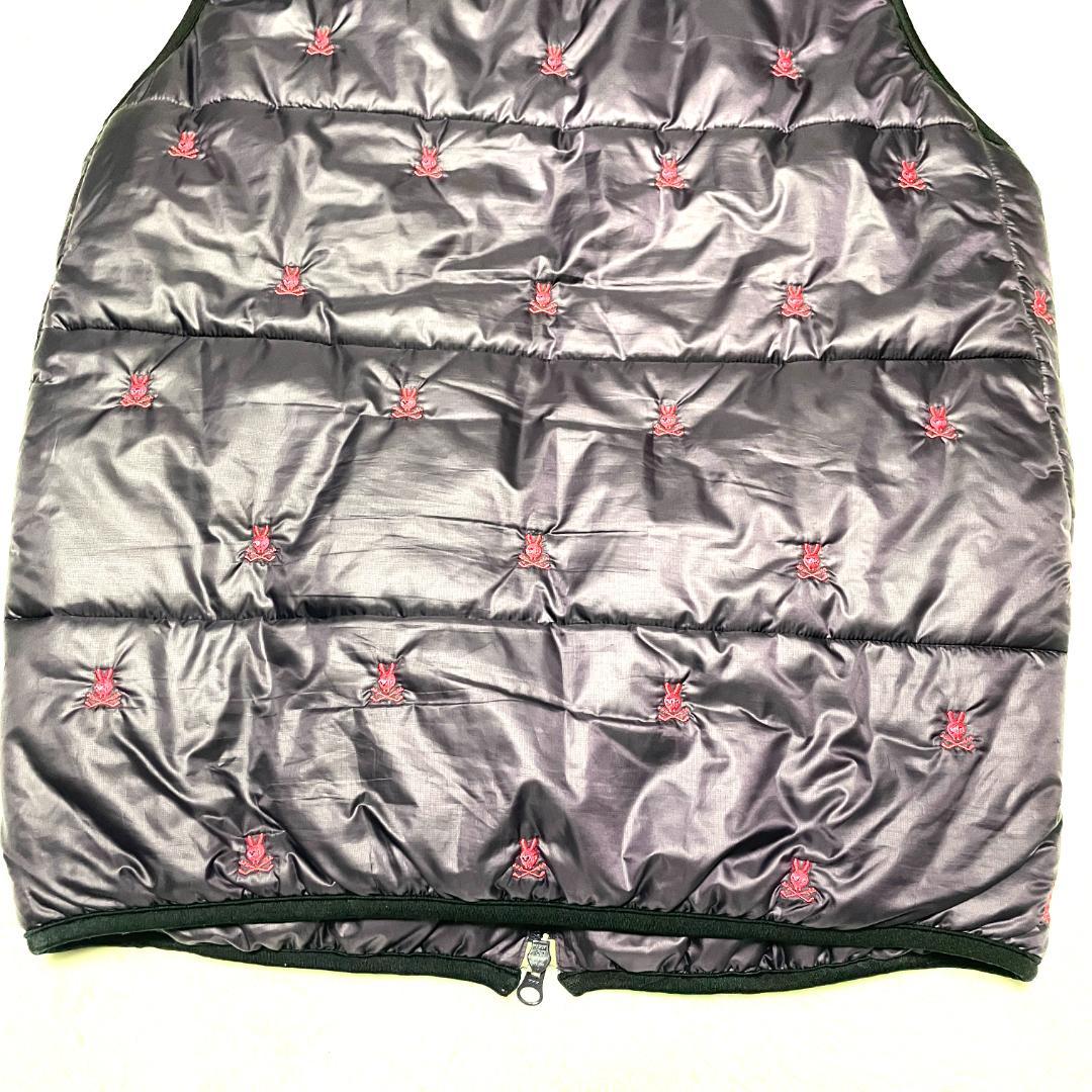 【フォロー割】 美品 パーリーゲイツ 中綿ベスト サイズ5 肉厚 パープル