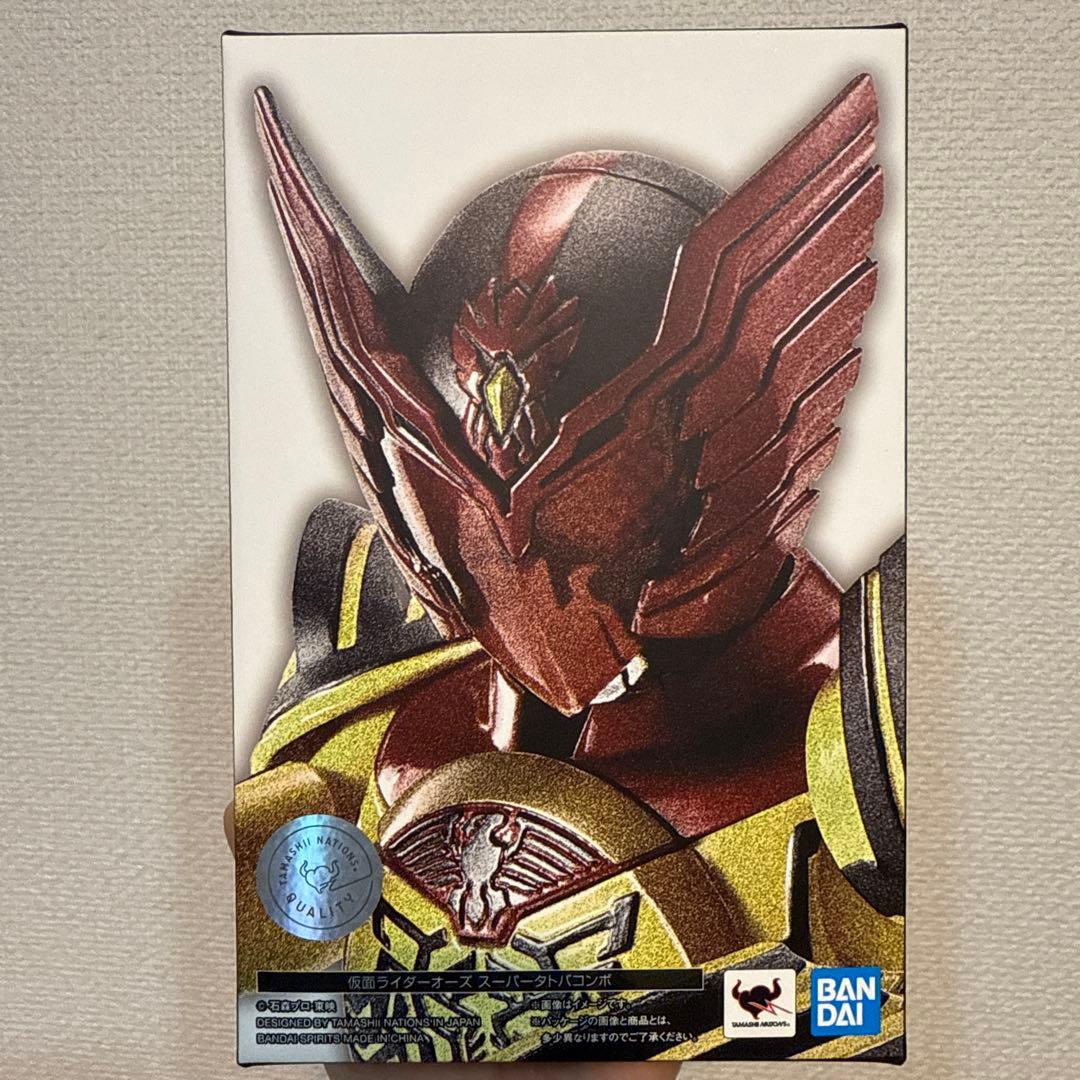 【開封品】S.H.Figuarts 真骨彫仮面ライダーオーズスーパータトバコンボ