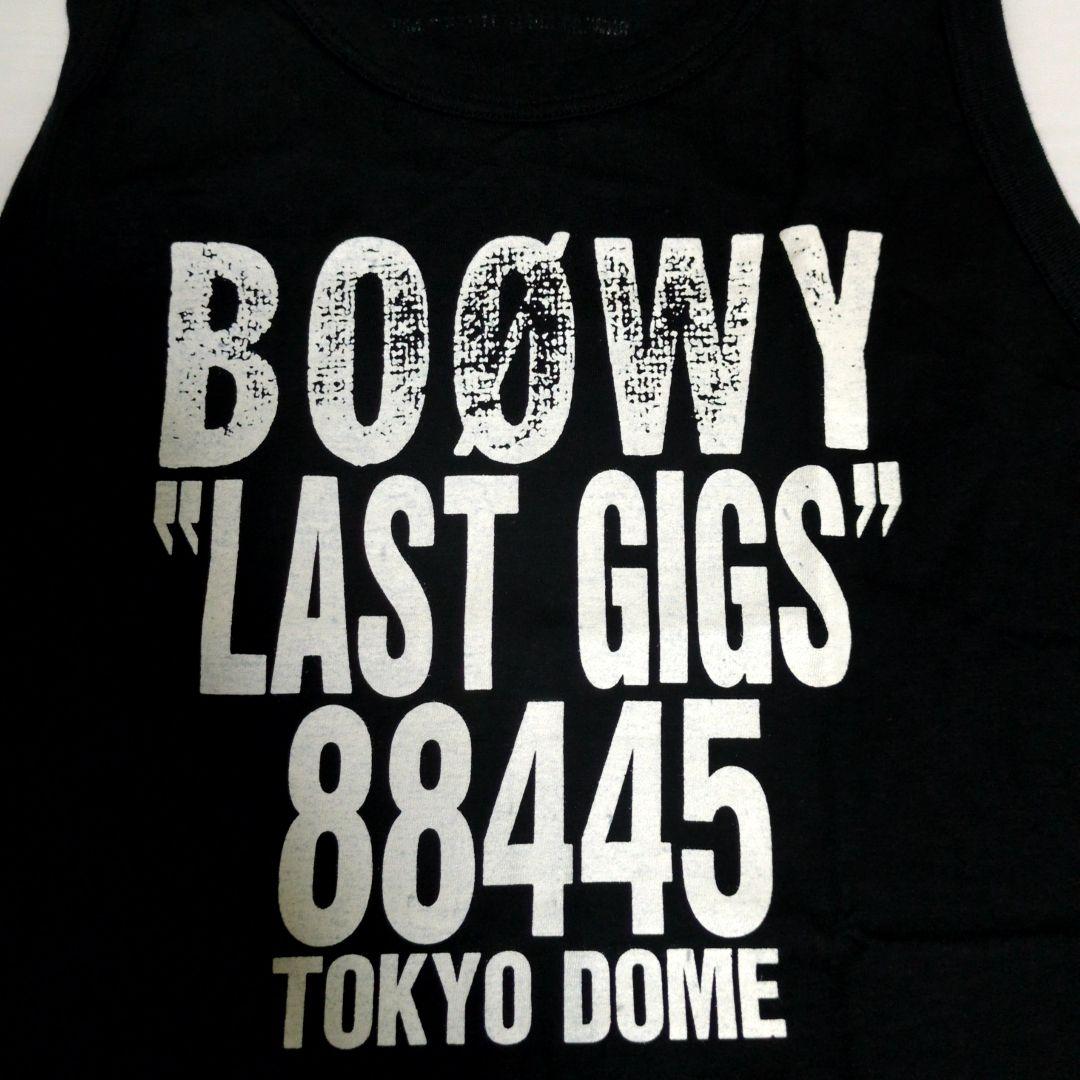 BOØWY LAST GIGS タンクトップ　ボウイ　未使用　当時物　日本製