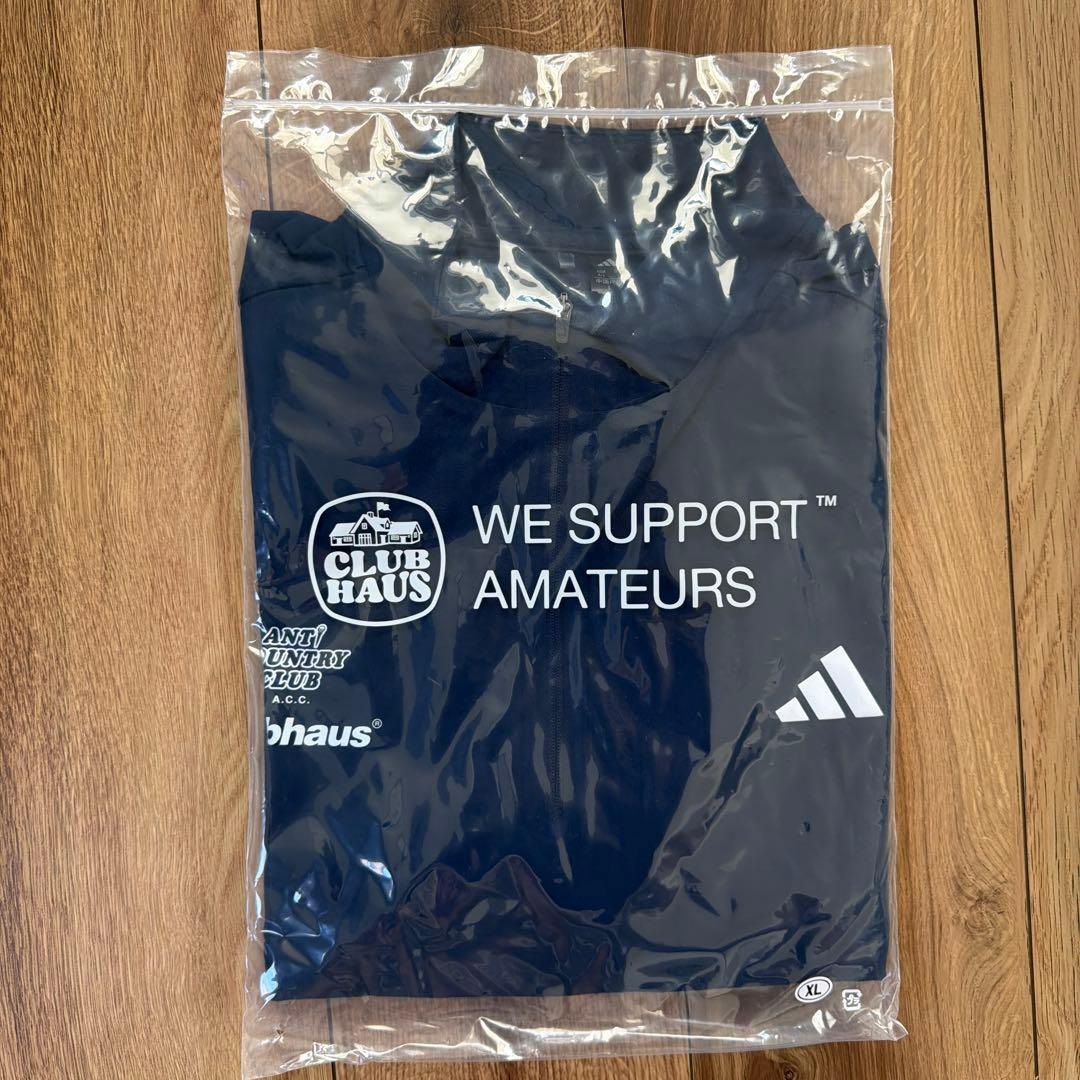 clubhaus アンタイカントリークラブ　アディダスゴルフ　コラボ　ブルゾン