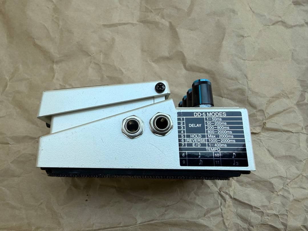 BOSS DD-5 Digital Delay 取説、外箱付き