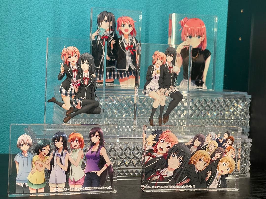 ★☆やはり俺の青春ラブコメは間違っている　アクリルブロック　俺ガイル☆★