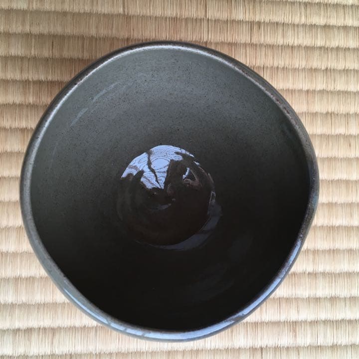 虫明焼　黒井千左作　茶碗