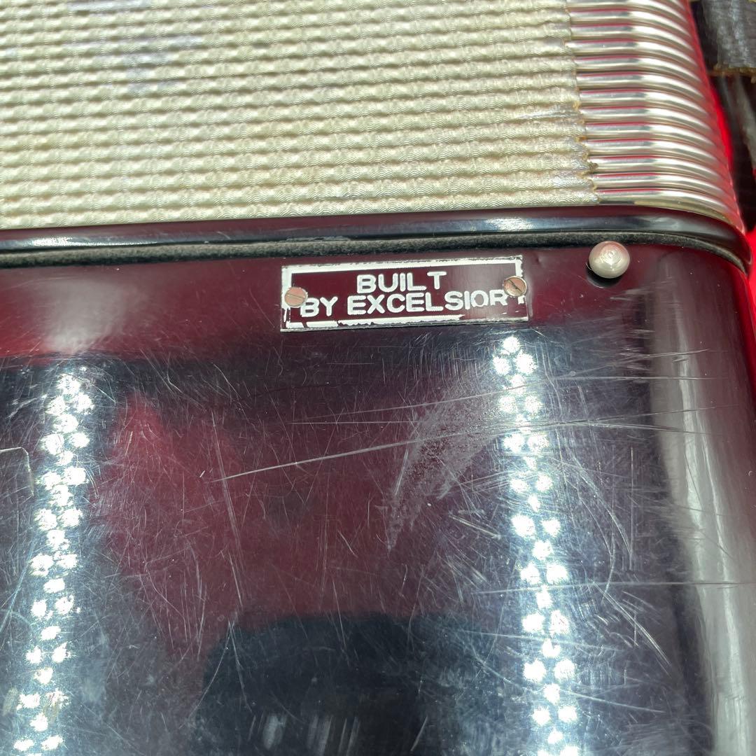 希少　EXCELSIOR mod.400　高級　アコーディオン　ケース付き　黒色